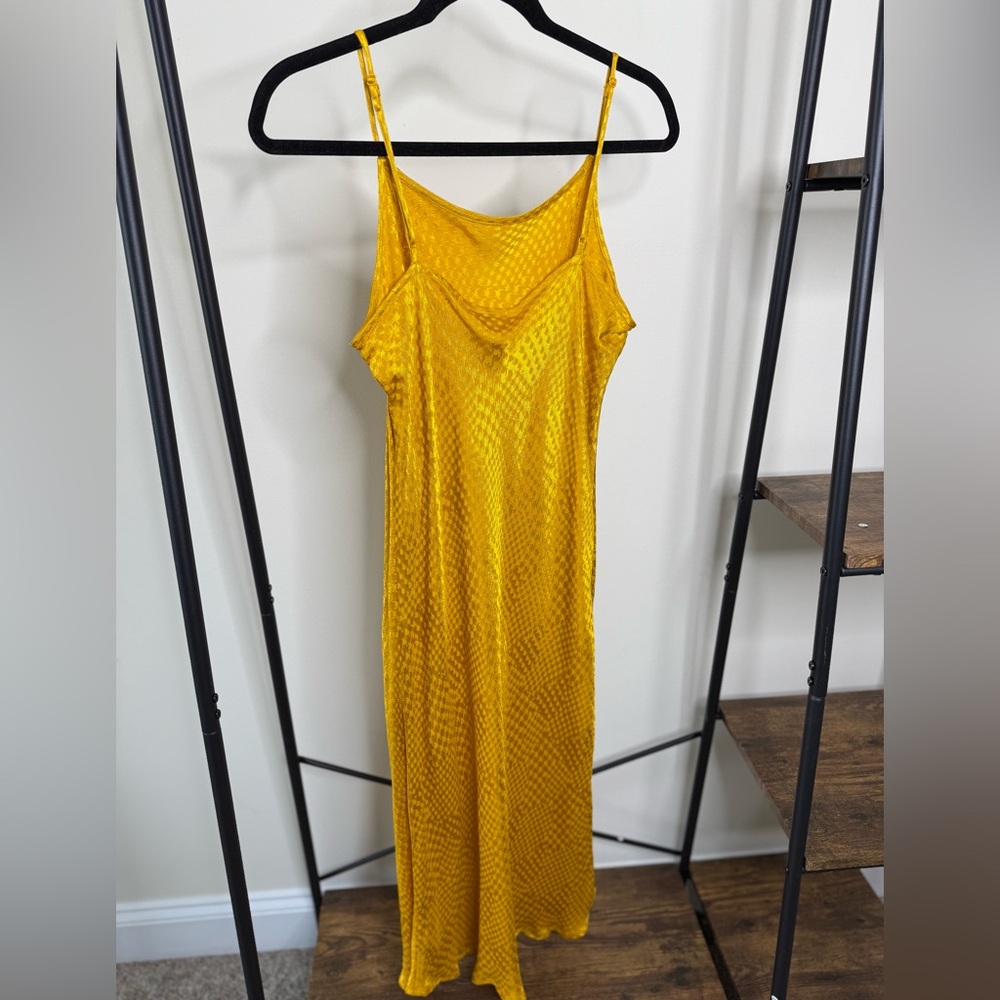 Yellow Gold Slip Dress - Picture 3 of 5